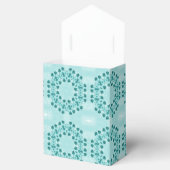 Ballotins Floral bleu turquoise (Ouvert)