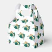 Ballotins Floral bleu turquoise 21e anniversaire (Arrière)