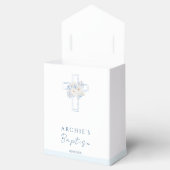 Ballotins Floral Blue Cross Angel Baptism (Ouvert)