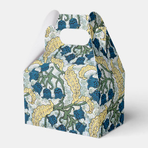 Ballotins Floral Blue Flowers Lily Valley Répétition