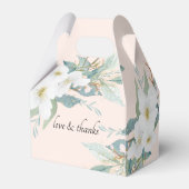 Ballotins Floral, Blush, Boîte à cadeaux Mariage (Arrière)