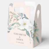 Ballotins Floral, Blush, Boîte à cadeaux Mariage (Ouvert)