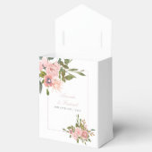 Ballotins Floral Blush rose Roses Mariage merci (Ouvert)