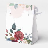 Ballotins Floral Bourgogne Mariage botanique (Arrière)