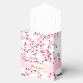 Ballotins Floral Cerisier Fleur rose Nom blanc Ballotin (Ouvert)