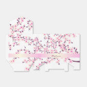 Ballotins Floral Cerisier Fleur rose Nom blanc Ballotin (Déplié)