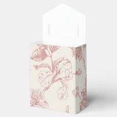 Ballotins Floral de Toile Florale Rouge (Ouvert)