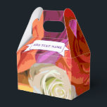 Ballotins Floral Design Custom<br><div class="desc">Design floral coloré. Ballotins personnalisés. Modifier le texte pour customiser. Décor de fête.</div>