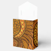 Ballotins Floral d'or Brown Ankara d'Afrique (Ouvert)