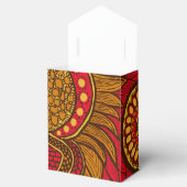 Ballotins Floral d'or Brown d'Ankara africaine (Ouvert)