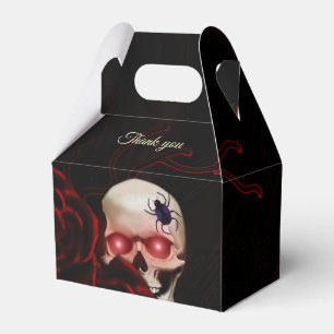 Ballotins Floral effrayant noir moody gothique crâne hallowe