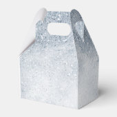 Ballotins Floral Éperches Mariage Merci Dusty Blue ID889 (Arrière)