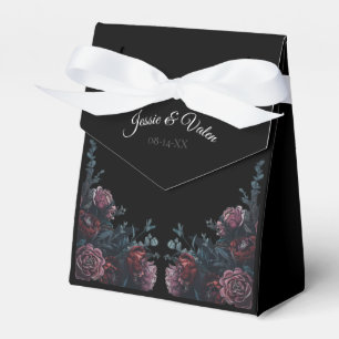 Ballotins Floral foncé Mariage gothique noir élégant