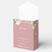 Ballotins Floral Greenery Monogram Dusty Mariage Rose (Ouvert)