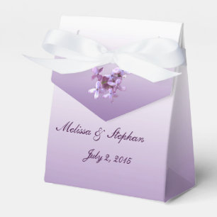 Ballotins Floral Lilac Fleurs de mariage Favor Box
