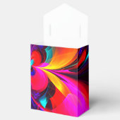 Ballotins Floral moderne Art Abstrait Rouge Bleu Motif #07 (Ouvert)