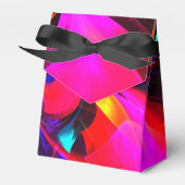 Ballotins Floral moderne Art Abstrait Rouge Bleu Motif #07 (Verso)