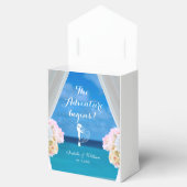 Ballotins Floral moderne Blue Ocean Beach Mariage (Ouvert)