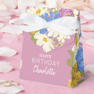 Ballotins Floral moderne coloré fleurit Anniversaire