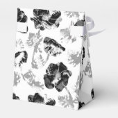 Ballotins Floral, noir et blanc (Arrière)