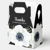 Ballotins Floral noir et blanc Grand (Ouvert)