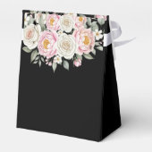 Ballotins Floral Personalized Birthday Favor Box (Arrière)