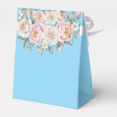 Ballotins Floral Personalized Birthday Favor Box (Arrière)