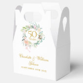 Ballotins Floral rose 50e anniversaire Mariage d'or (Ouvert)