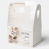 Ballotins Floral rose blanc | Faveur de mariage (Ouvert)