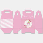 Ballotins Floral rose| Unicorne fête d'anniversaire (Déplié)