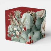 Ballotins Floral rouge blanc Rose de Noël Mariage (Arrière)