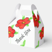 Ballotins Floral rouge brillant (Arrière)