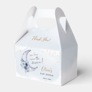 Ballotins Floral Sur Le Baby shower Lune