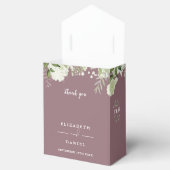 Ballotins Floral verdure Monogram Mauve Mariage (Ouvert)