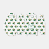 Ballotins Floral vert foncé 21e anniversaire (Déplié)