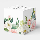 Ballotins Florales rose pâle Mariage botanique moderne (Arrière)