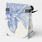 Ballotins Flore bleu Français Toile Floral (Arrière)