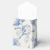 Ballotins Flore bleu Français Toile Floral (Ouvert)