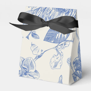 Ballotins Flore bleu Français Toile Floral