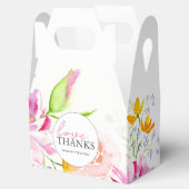 Ballotins Flores d'aquarelle de Baby shower ballotin (Ouvert)