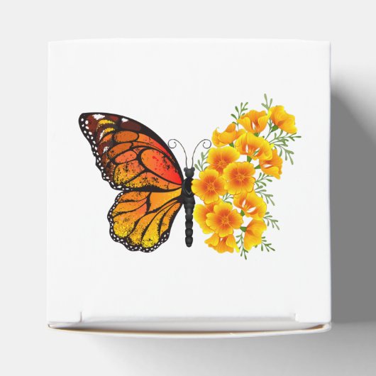Ballotins Flower Butterfly with Yellow California Poppy (Haut)