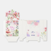 Ballotins Flutter et tourbillon Fairy garden aquarelle anniv (Déplié)