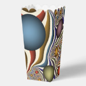 Ballotins Flying Up, Colorful Modern Abstract Fractal Art (Verso)