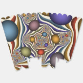 Ballotins Flying Up, Colorful Modern Abstract Fractal Art (Déplié)