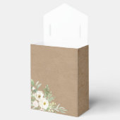 Ballotins Foliage rustique et Ballotin de Baby shower blanc (Ouvert)