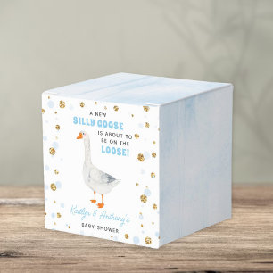 Ballotins Folle Oie Garçons Bleu Aquarelle Baby Shower