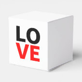 Ballotins Fond rouge unique amour romance (Arrière)