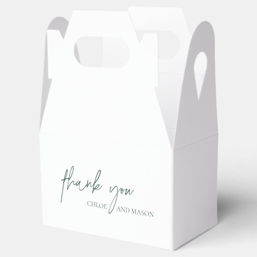 Ballotins Forêt classique Green Mariage élégant (Ouvert)