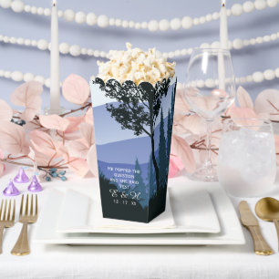 Ballotins Forêt de bois bleu, Mariage rustique