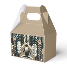 Forêt de pingouins d'ivoire de Taupe Mocha avec Ar